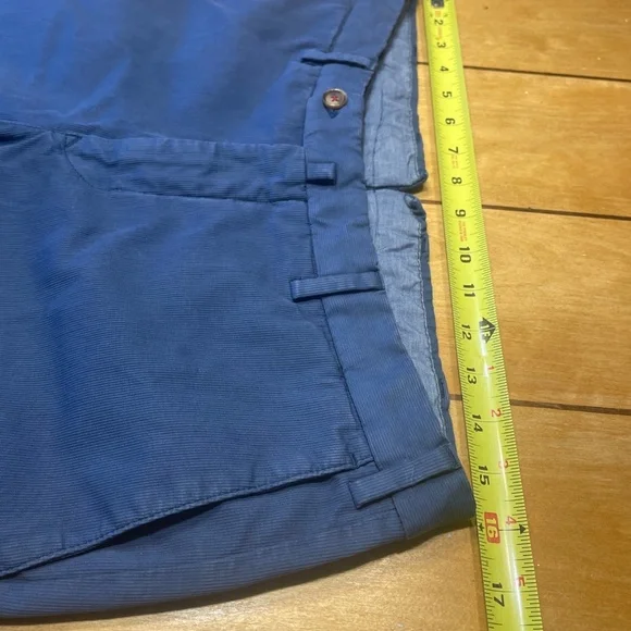 Incotex Slowear Chino Pants Slim Straight Navy Flat Front 32x30 NICE!! - Picture 13 of 16